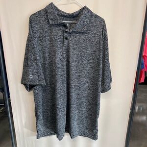 Holloway Heather Black Polo Shirt